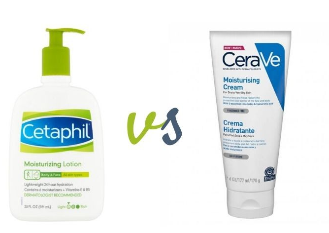 Cerave and Cetaphil skin care