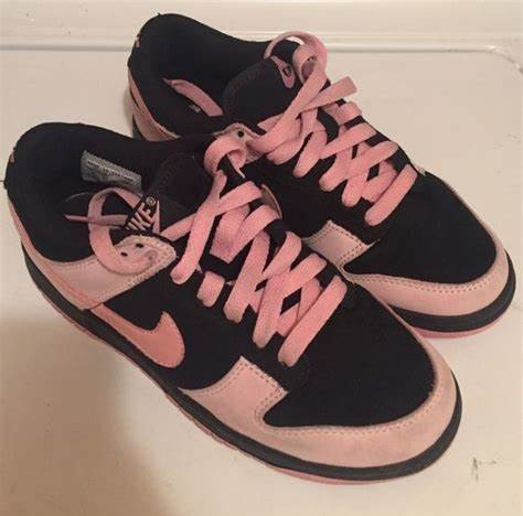 Pink and Black Dunks