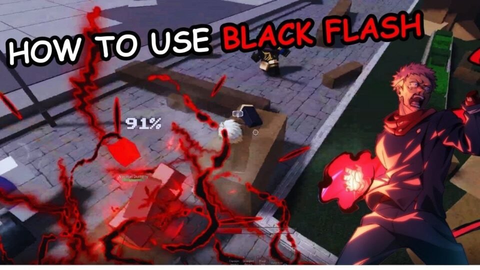 how to use black flash sorcery